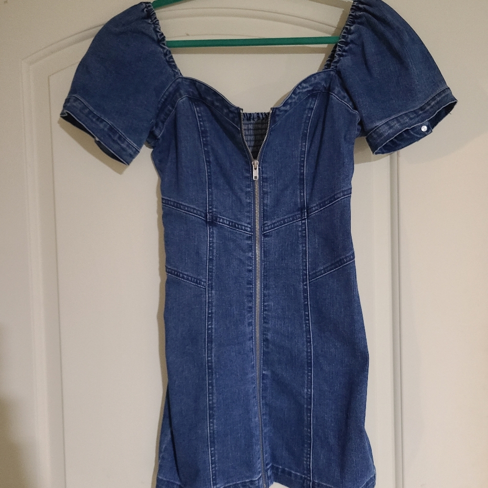 Women's Blue Denim Dress
